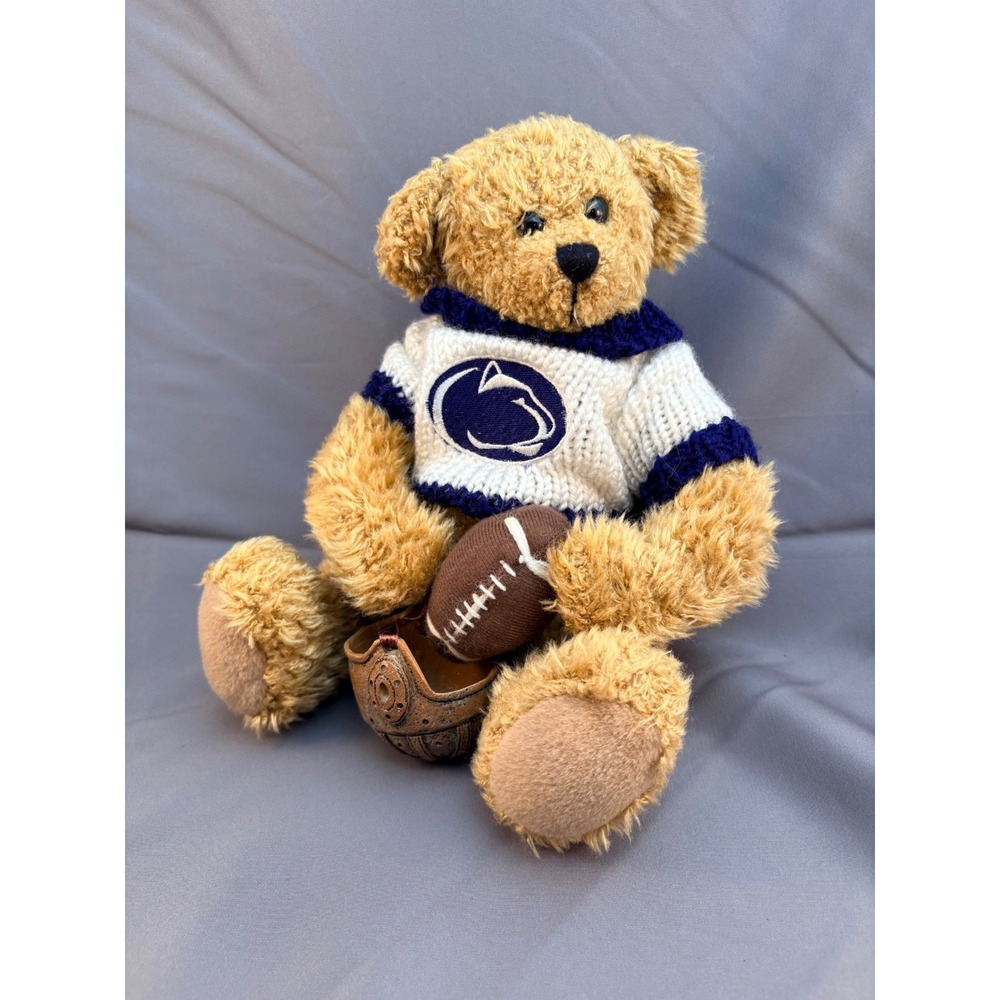Ridgewood Collectibles Penn State Nittany Lions‎ Plush Teddy Bear Sweater 9 inch